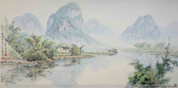 郭雅玉国画山水作品