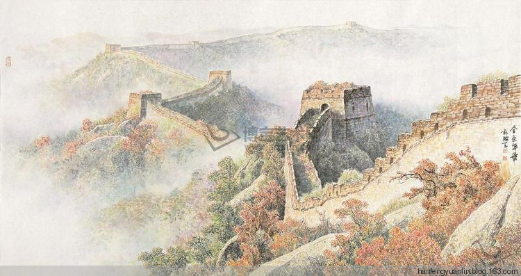 郭雅玉国画山水作品