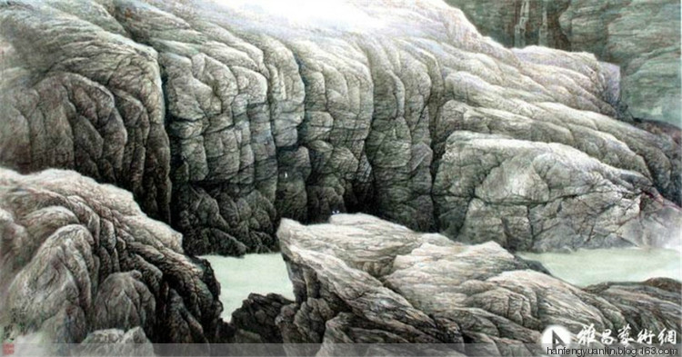 宋明远国画山水作品（一）