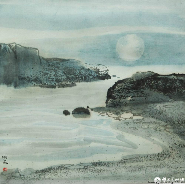 宋明远国画山水作品（一）