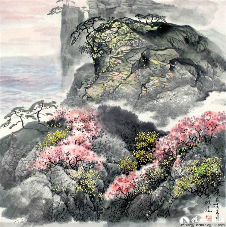宋明远国画山水作品（一）