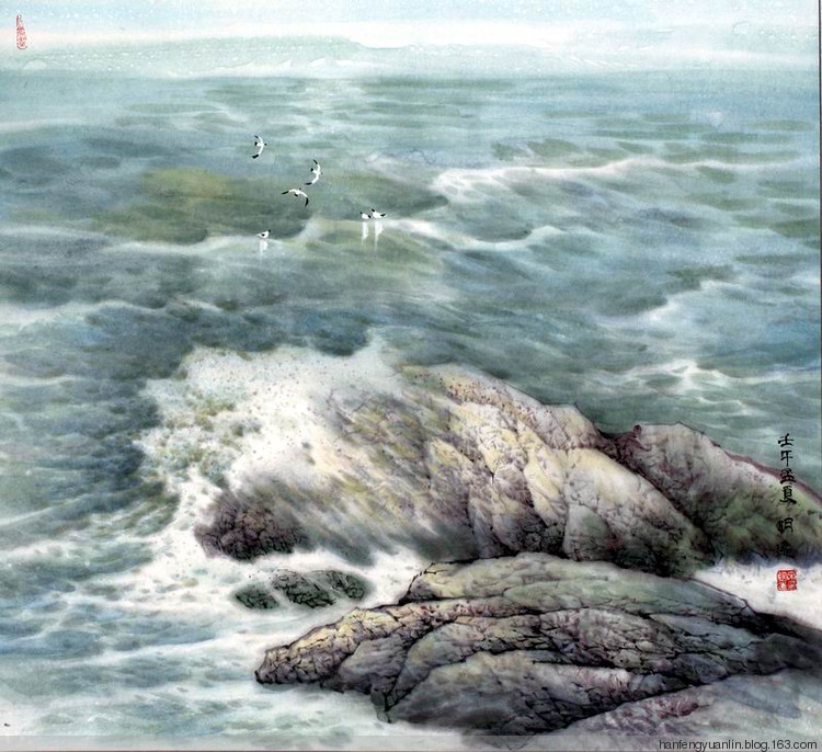 宋明远国画山水作品（一）