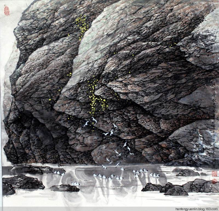 宋明远国画山水作品（一）
