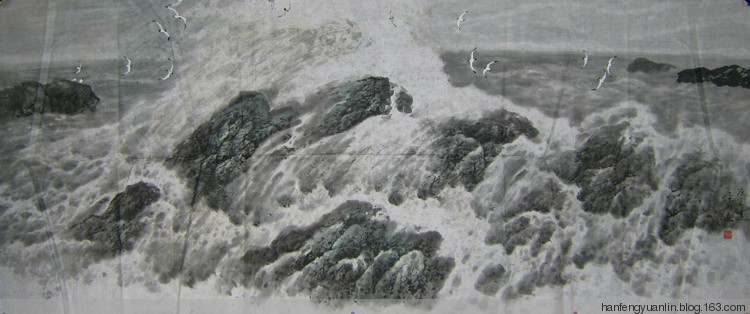 宋明远国画山水作品（一）