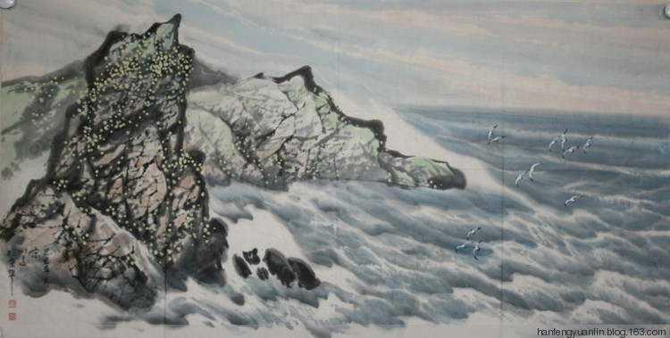 宋明远国画山水作品（一）