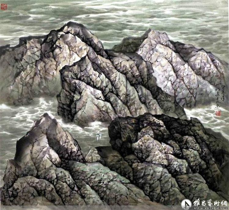 宋明远国画山水作品（一）