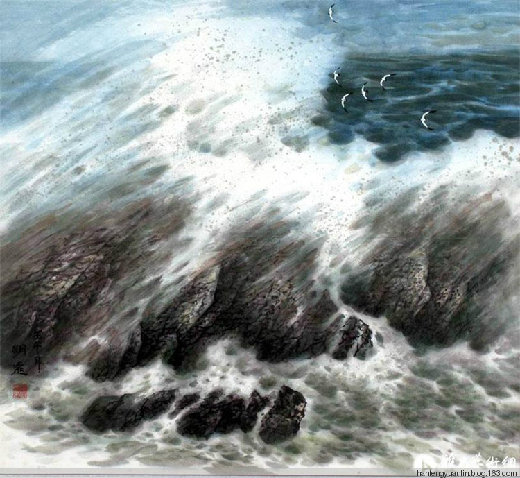 宋明远国画山水作品（一）