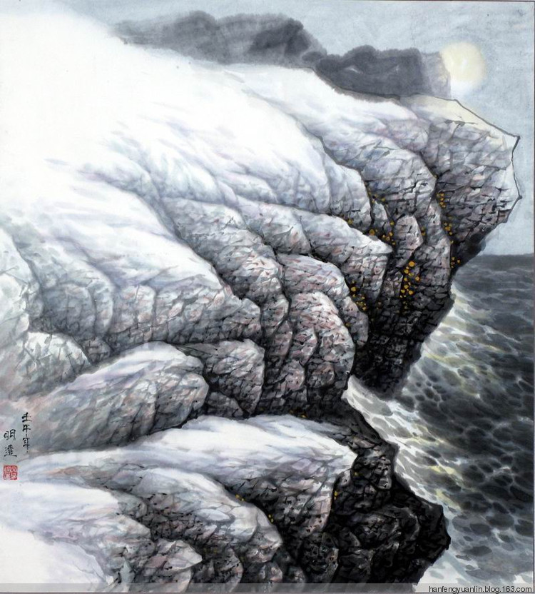宋明远国画山水作品（一）