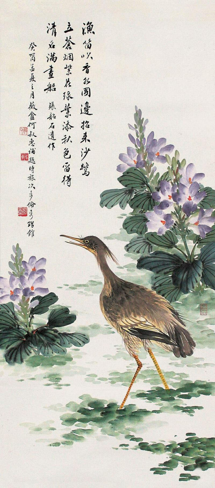 张韶石国画花鸟作品