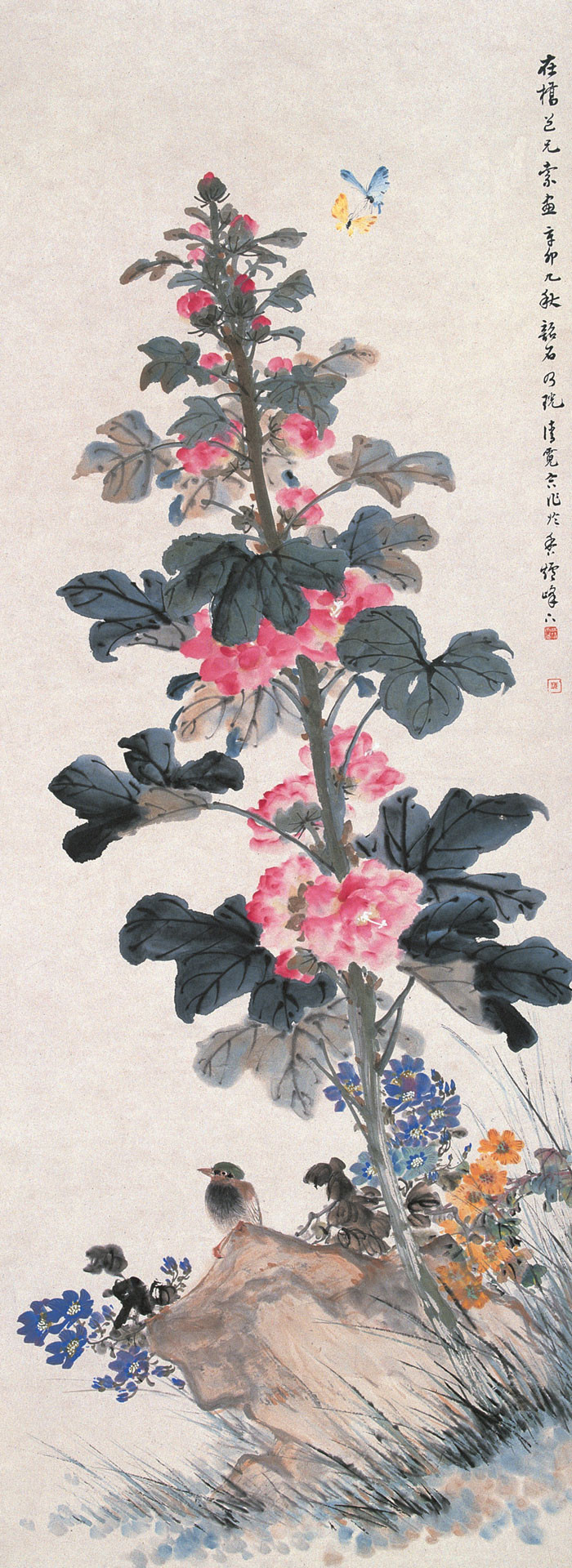 张韶石国画花鸟作品