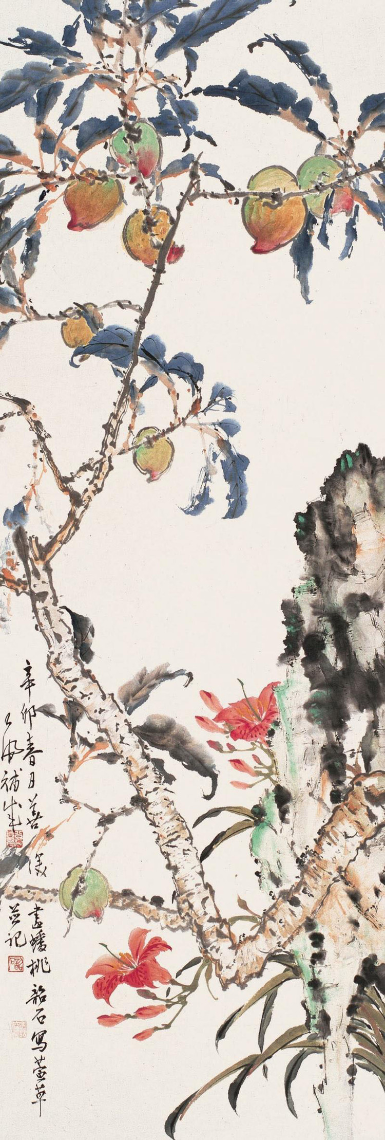张韶石国画花鸟作品