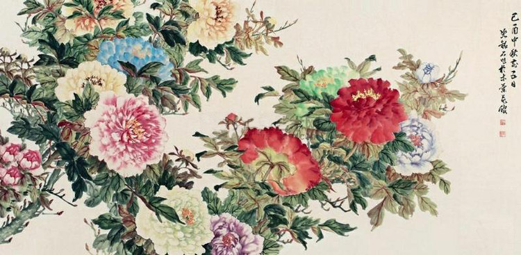 张韶石国画花鸟作品