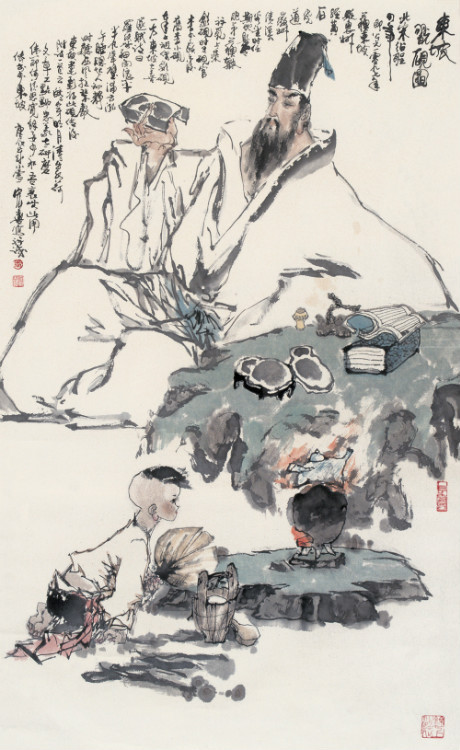 王宏喜国画人物作品