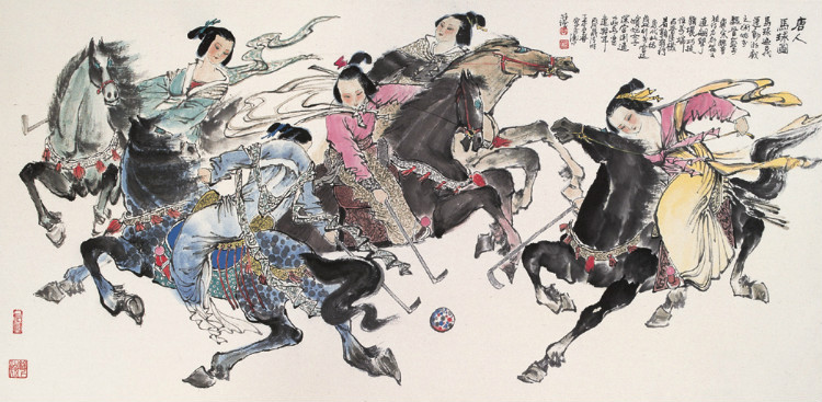 王宏喜国画人物作品