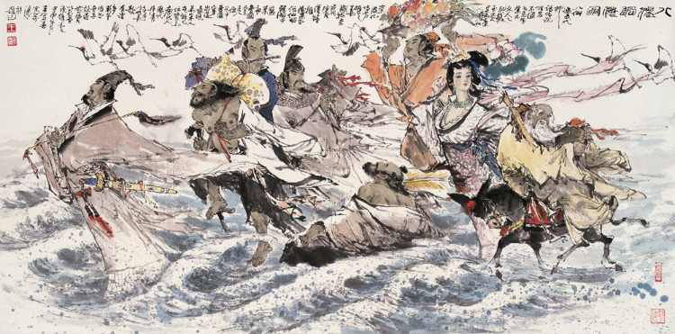 王宏喜国画人物作品