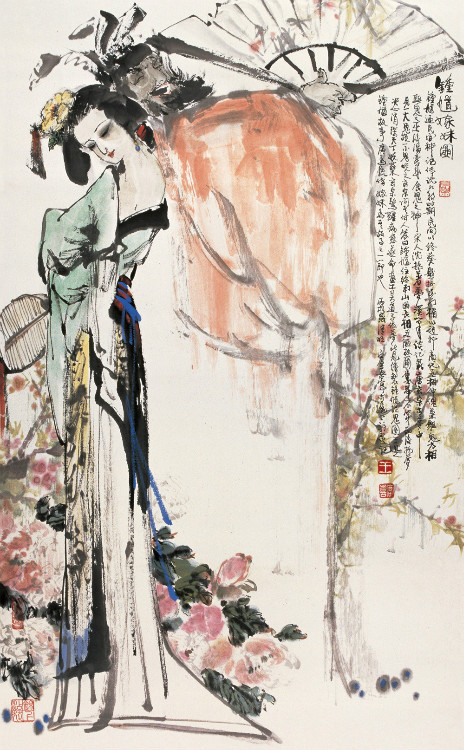 王宏喜国画人物作品
