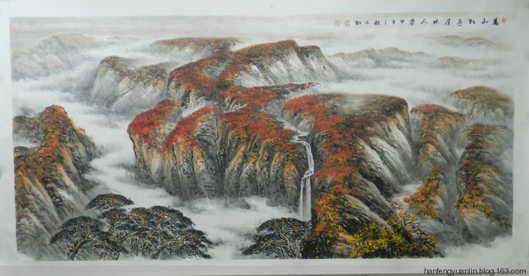 钟永翔国画山水作品