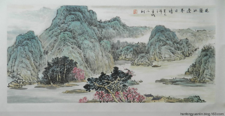 钟永翔国画山水作品