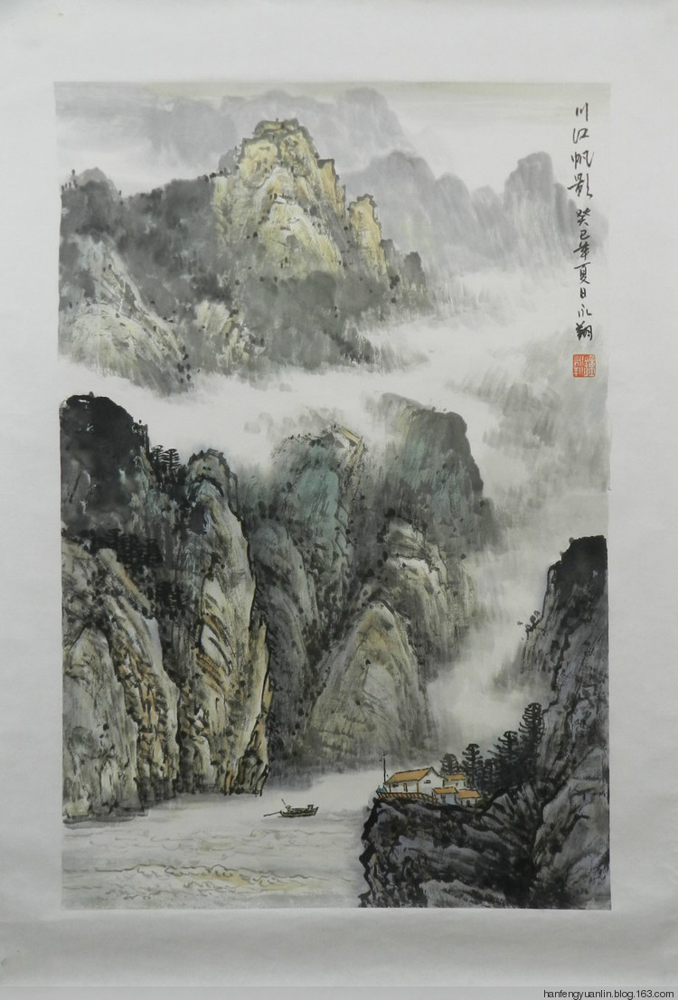 钟永翔国画山水作品
