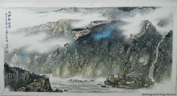 钟永翔国画山水作品