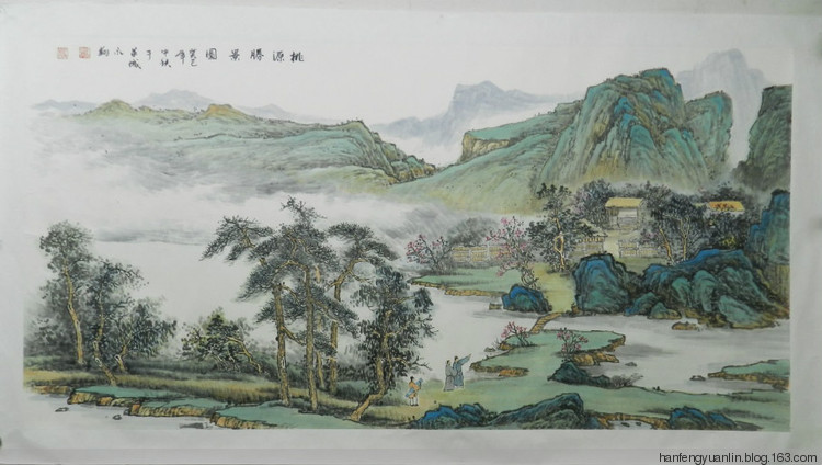 钟永翔国画山水作品