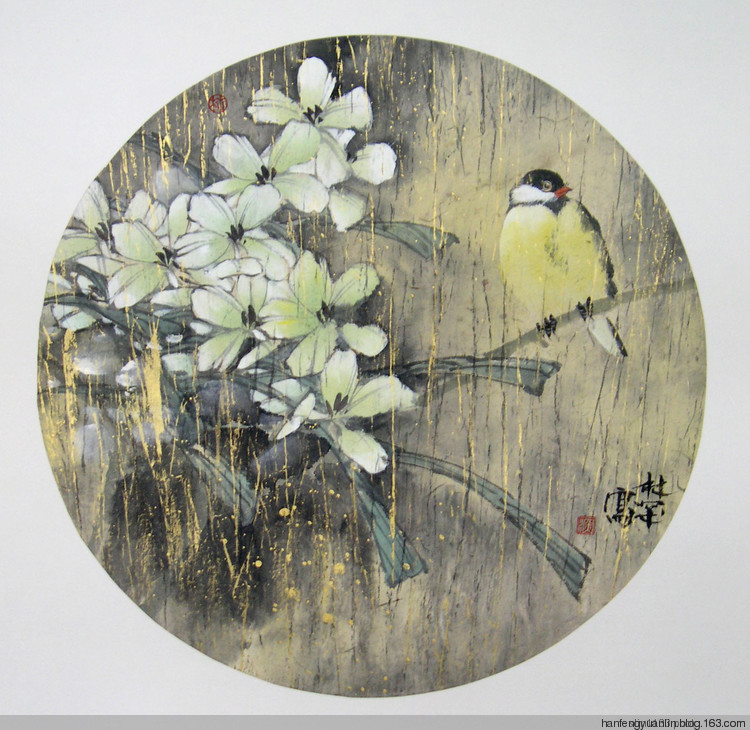 林深国画花鸟作品