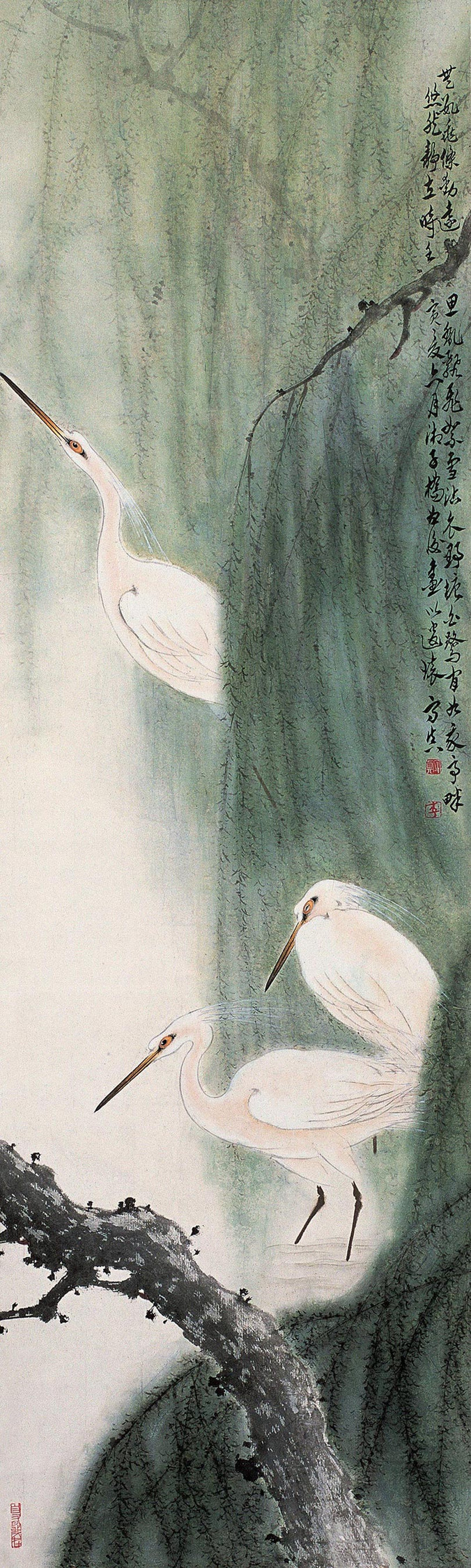 李守真国画花鸟作品