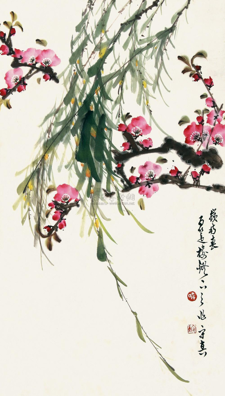 李守真国画花鸟作品