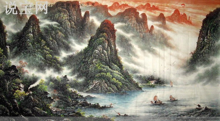 李宗峻国画山水作品