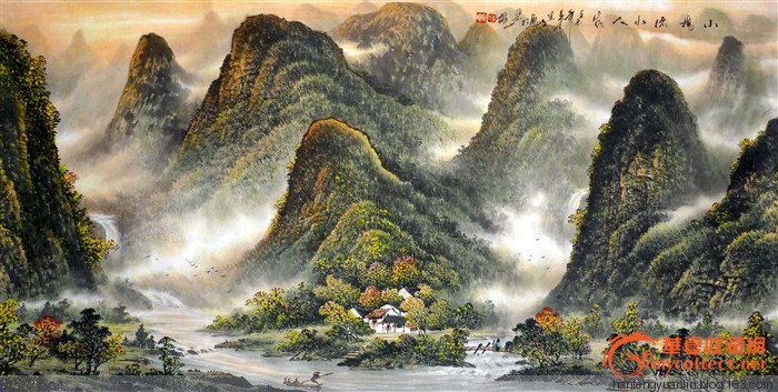 李宗峻国画山水作品