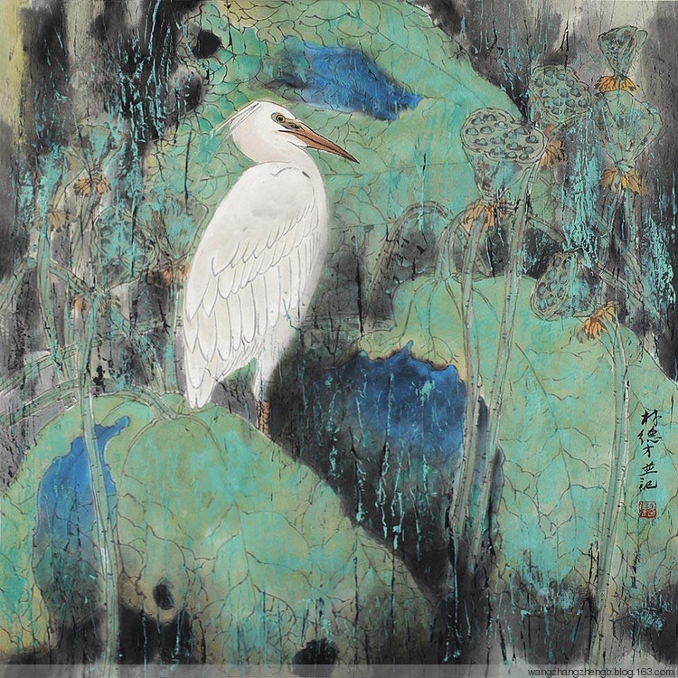 林德才国画花鸟作品