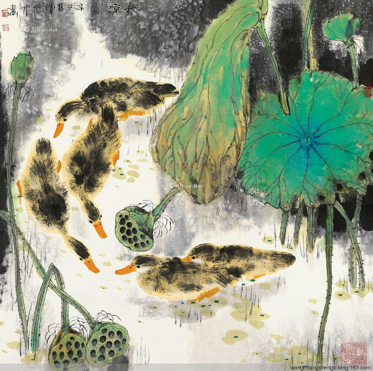 林德才国画花鸟作品