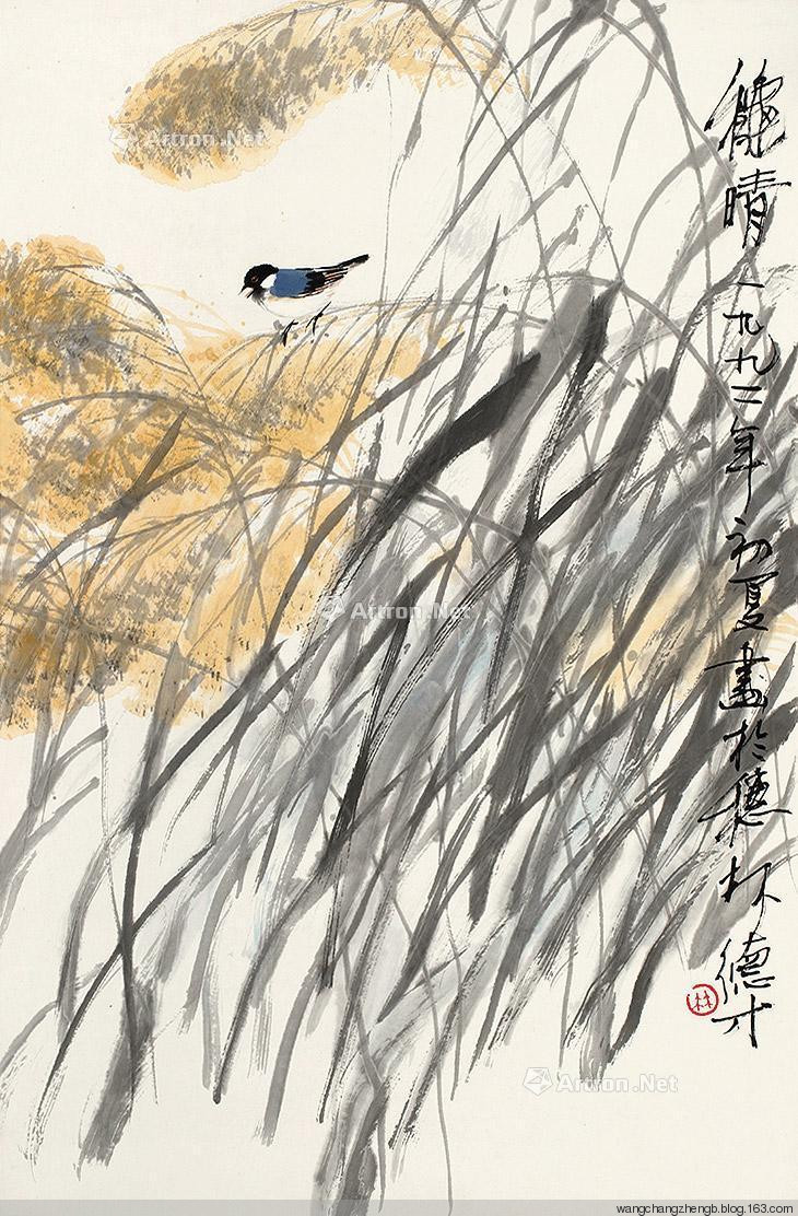 林德才国画花鸟作品