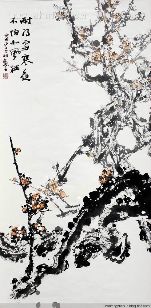 李进学国画花鸟作品