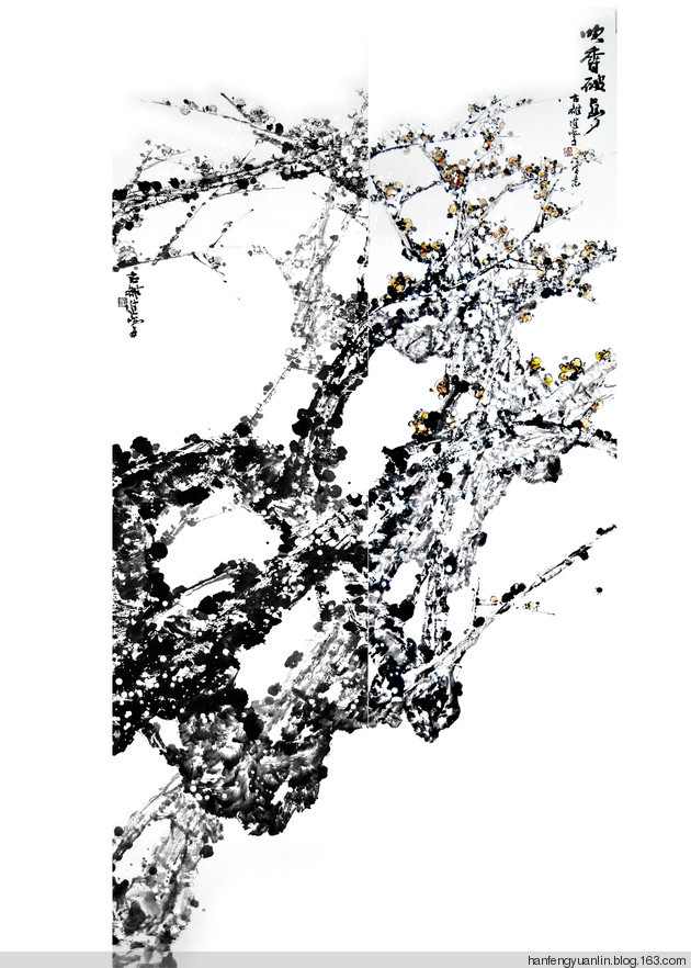 李进学国画花鸟作品