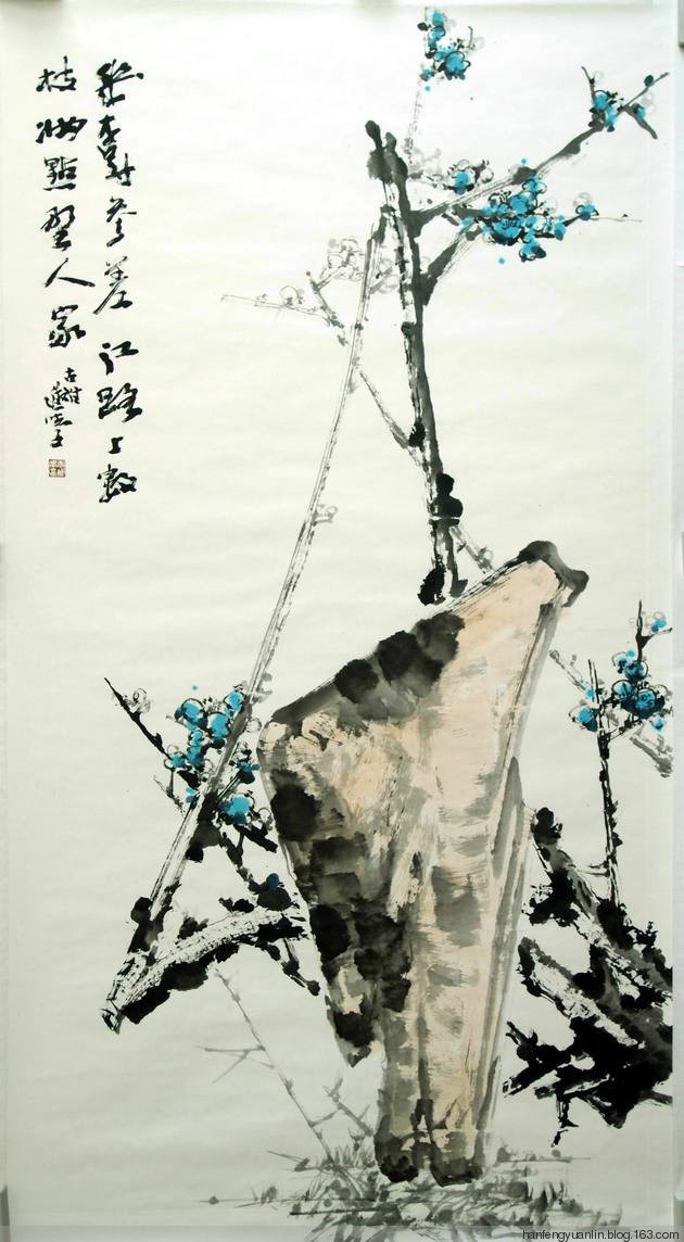 李进学国画花鸟作品
