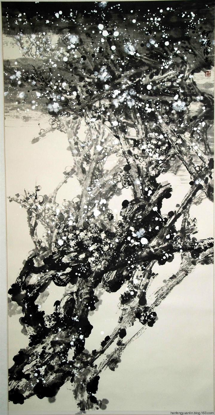 李进学国画花鸟作品