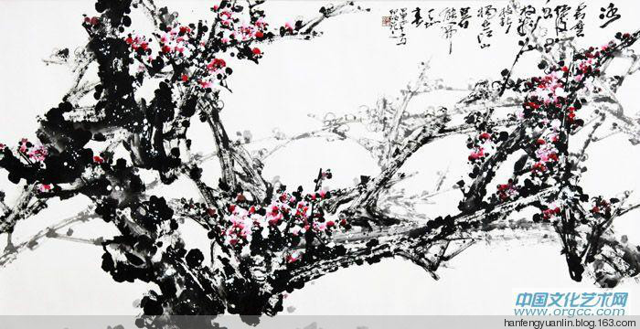李进学国画花鸟作品