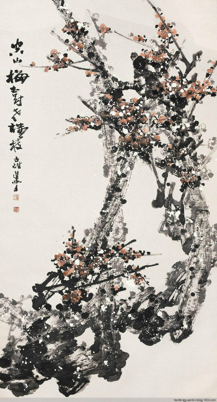 李进学国画花鸟作品