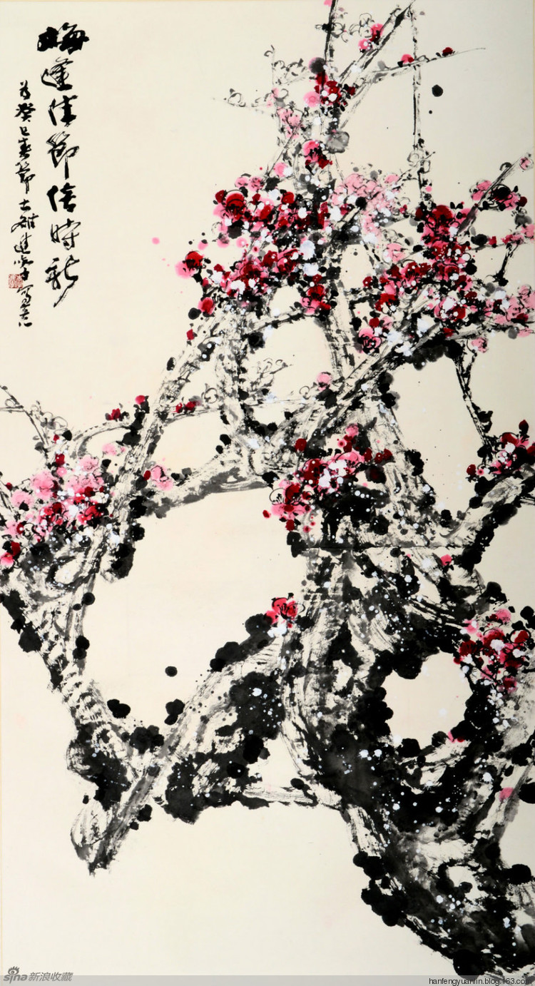 李进学国画花鸟作品