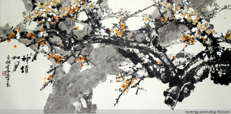 李进学国画花鸟作品