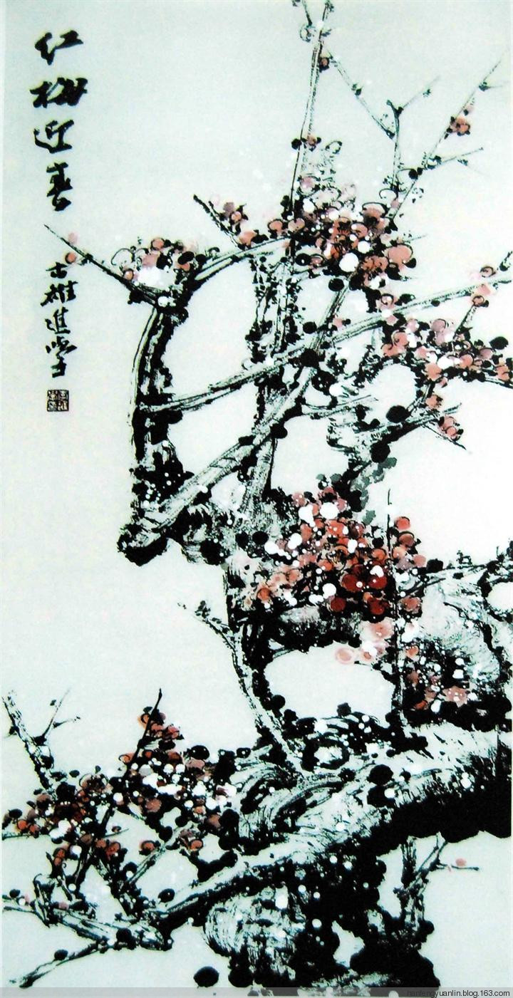 李进学国画花鸟作品