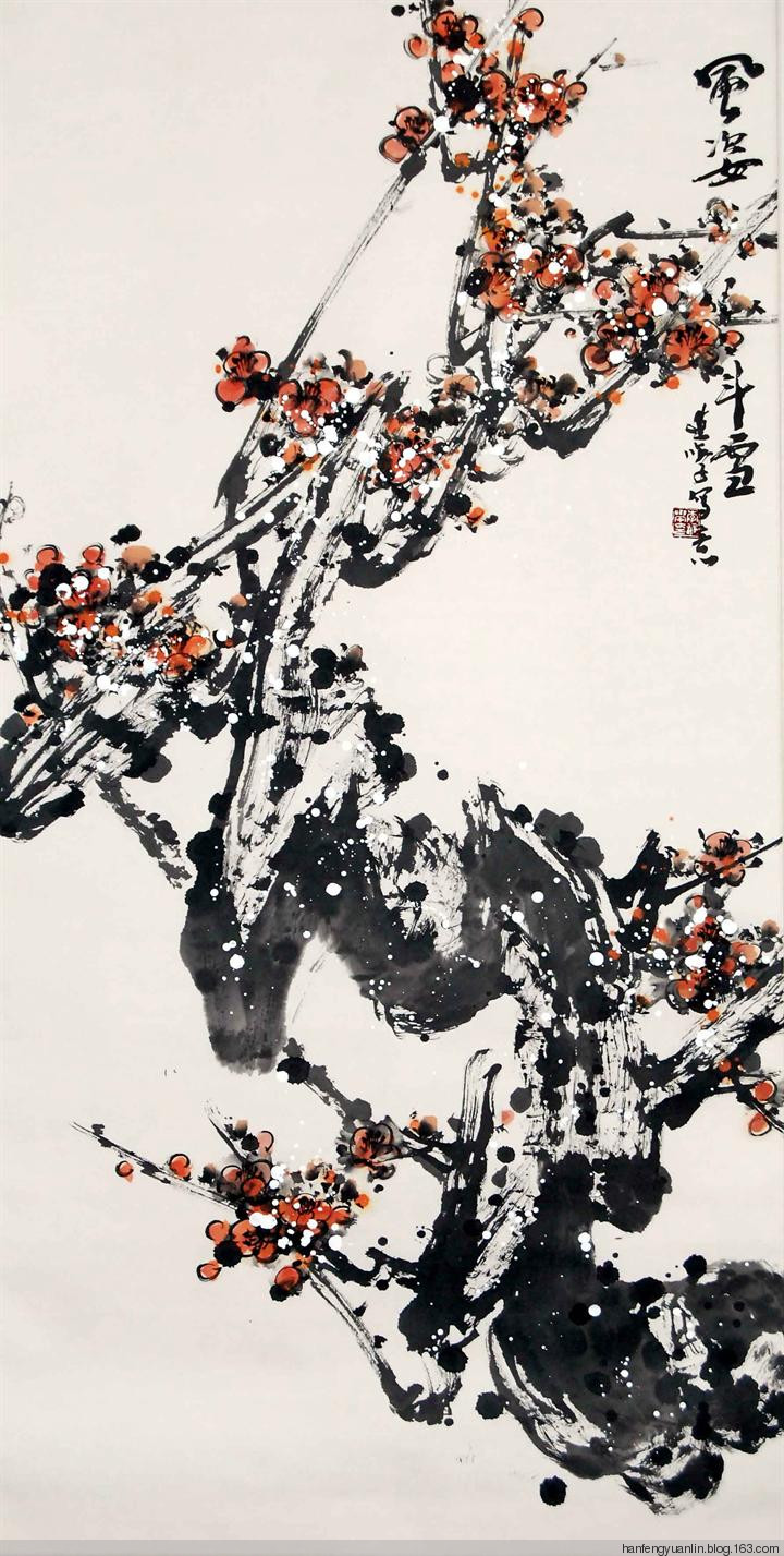 李进学国画花鸟作品