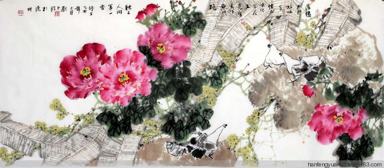 刘巨波国画花鸟作品