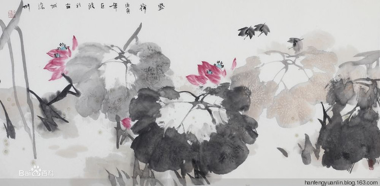 刘巨波国画花鸟作品