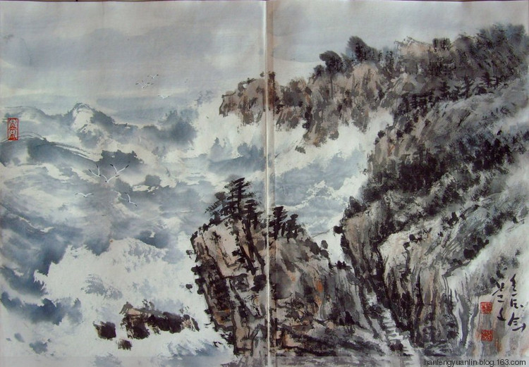 杨芝文国画作品