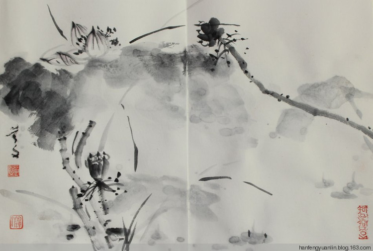 杨芝文国画作品