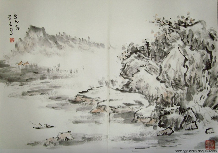 杨芝文国画作品