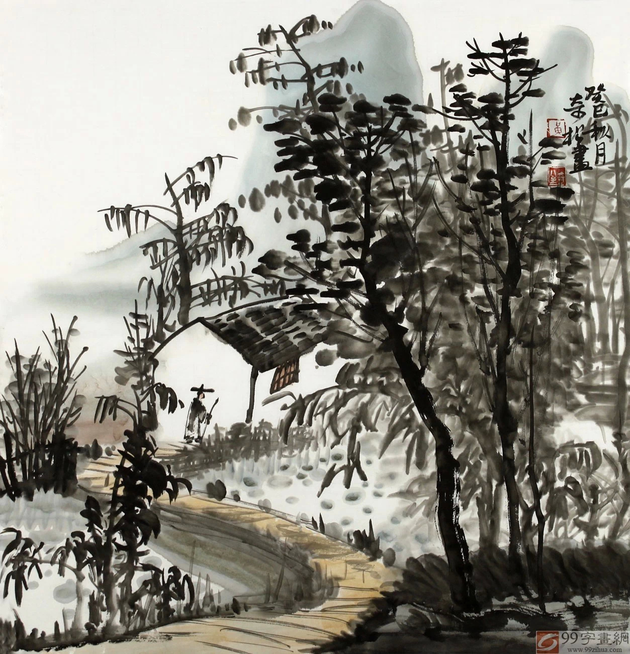 黄奇松国画山水作品（一）