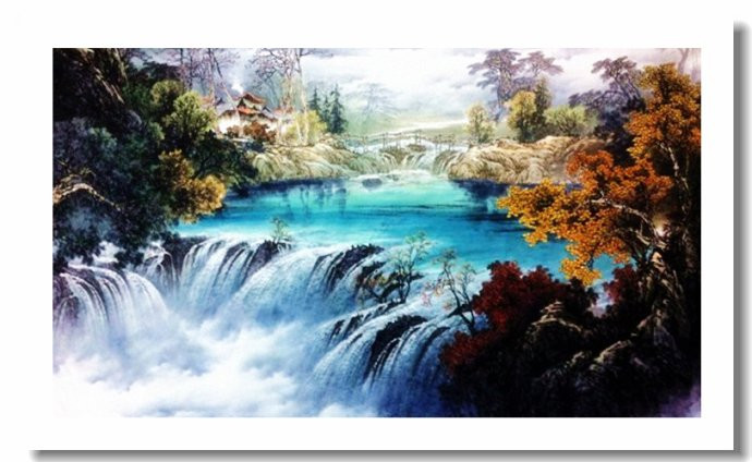 柳恒金国画山水作品